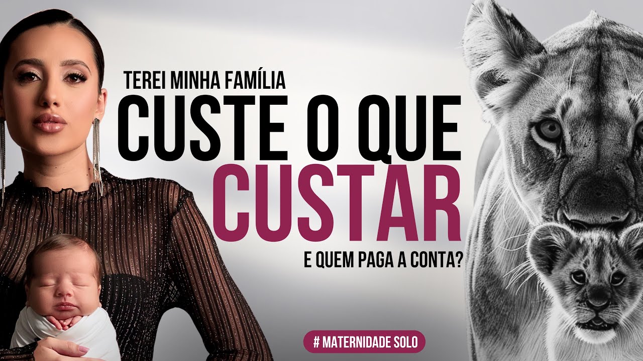 O que ninguém fala sobre: MATERNIDADE SOLO E CUSTE O QUE CUSTAR 