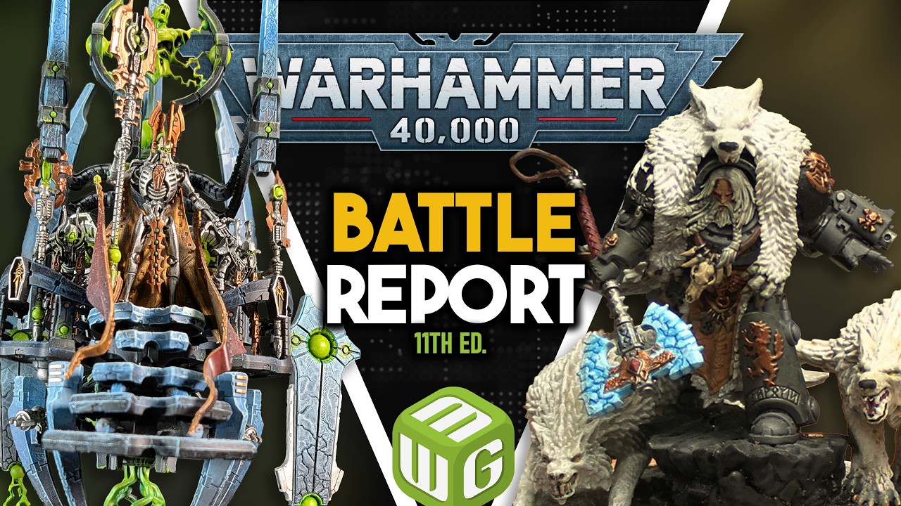 All Will Bow | Necrons vs Space Wolves Warhammer 40k 11th Edition Battle Report