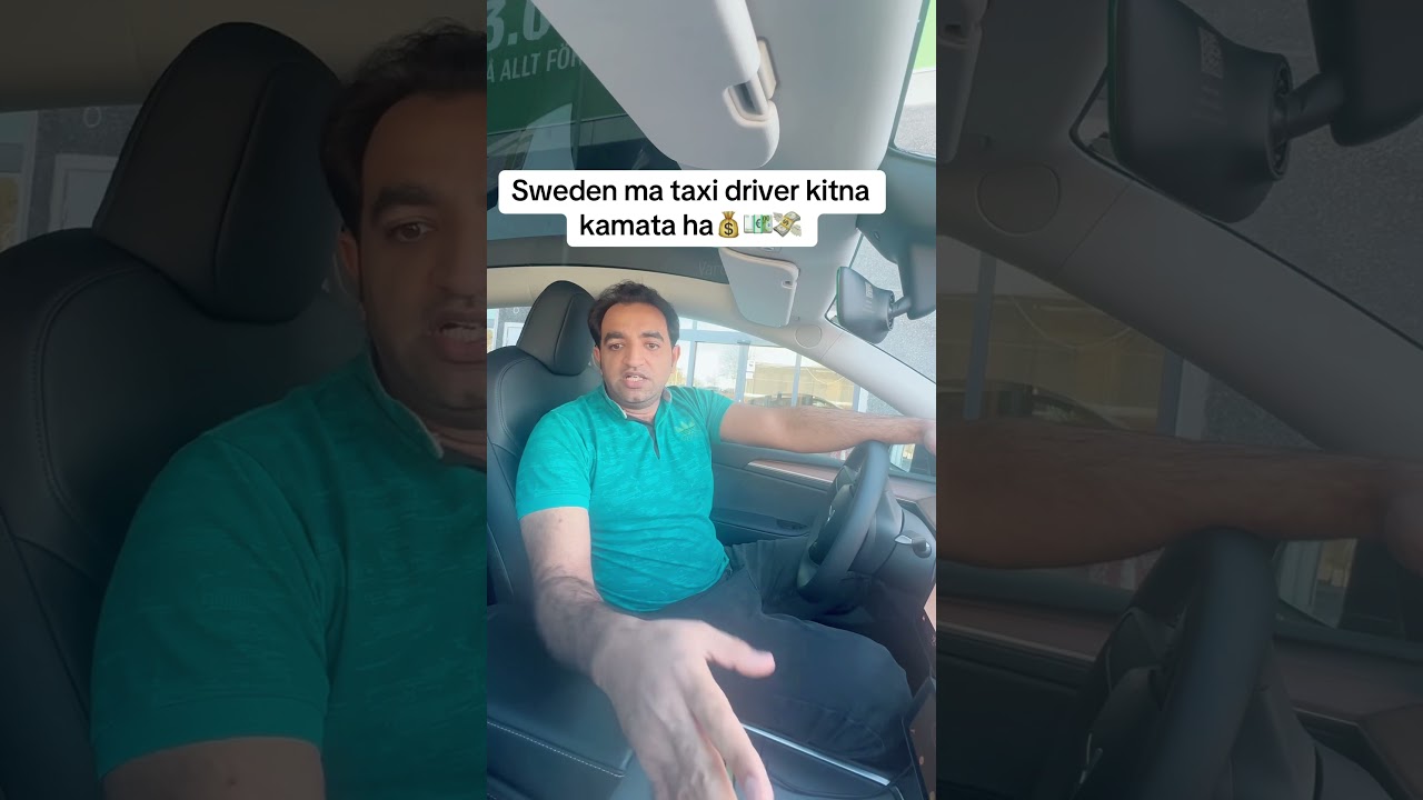 Taxi driver income in sweden.         #europe #immigration #sweden #family #taxi #income