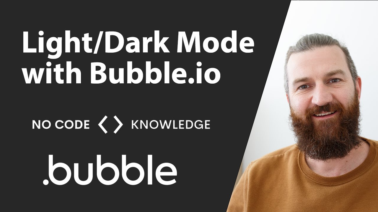 Switch between Light & Dark Mode within your Bubble.io App