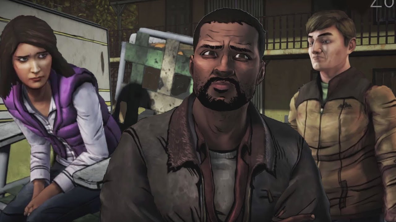 Lee Distributes Food to Doug vs To Carley -All Choices- The Walking Dead