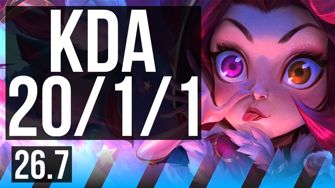 ZOE vs AHRI (MID) | Good KDA: 20/1/1 | EUW Master | 26.7