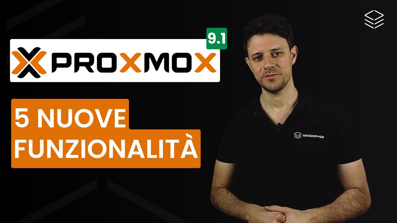 Proxmox 9.1: 5 nuove funzionalit&agrave;