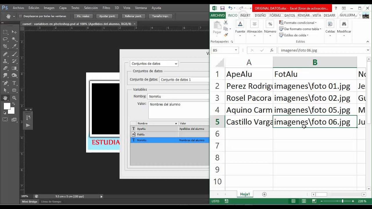 VARIABLES EN PHOTOSHOP AVANZADO)