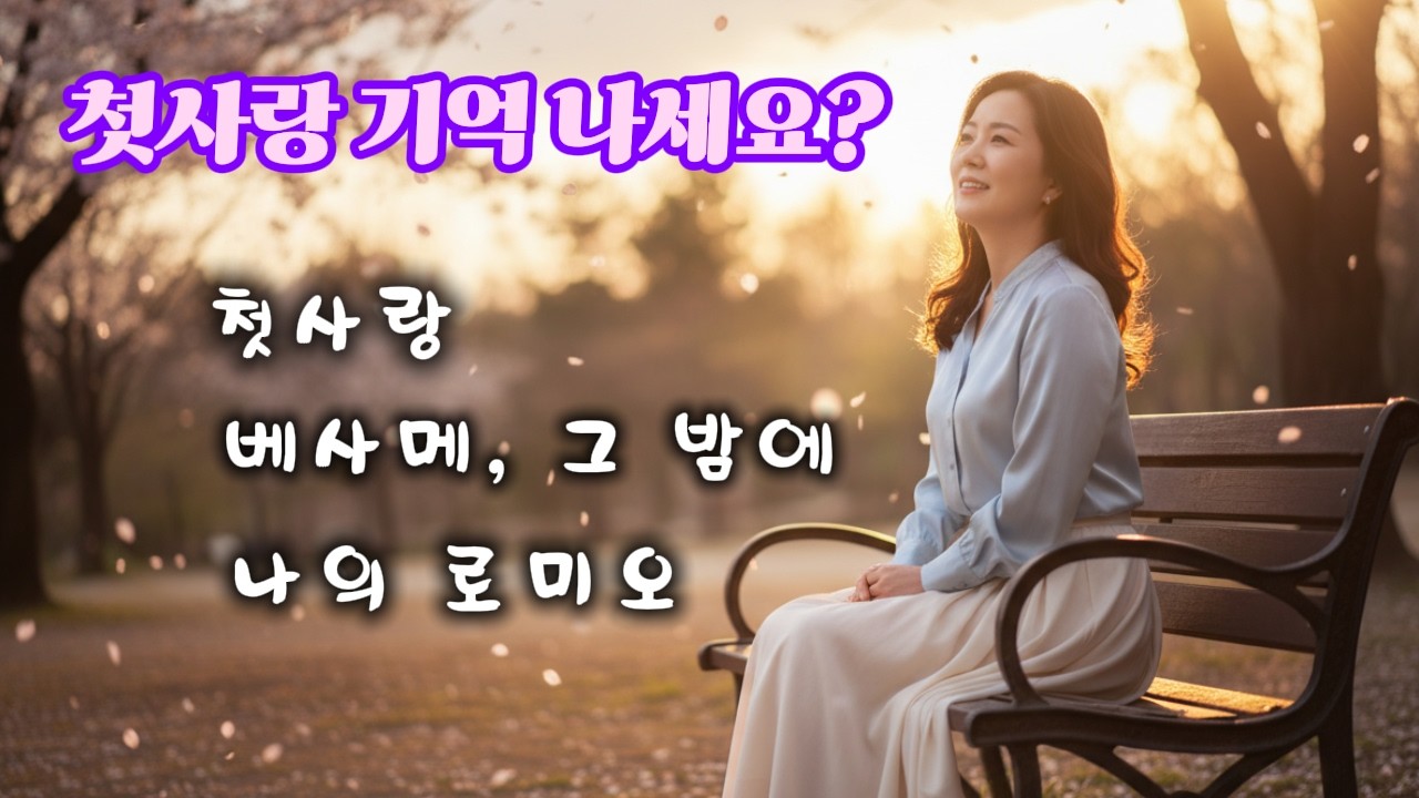 🎵첫사랑처럼 설레는 밤 💕 로맨틱 트로트 모음 [ 로맨틱 노래모음 ]