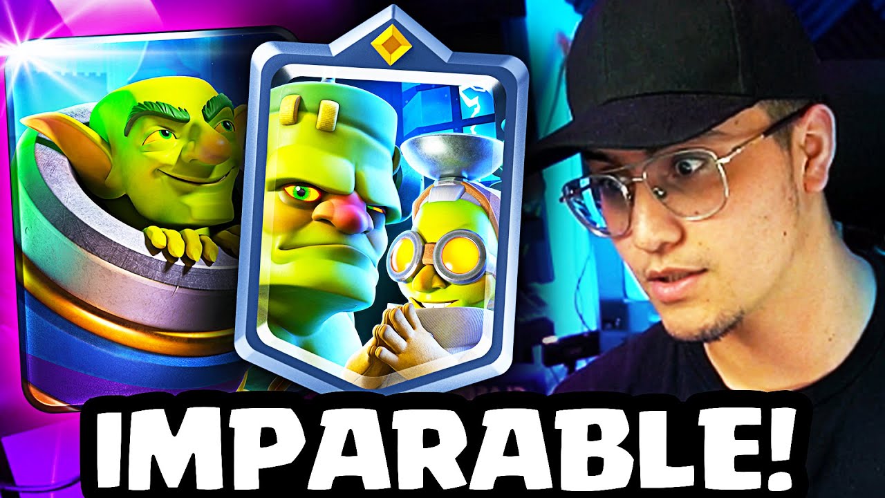 MAZO de *MORTERO EVO con DUENDENSTEIN* (frank) IMPARABLE en CLASH ROYALE!