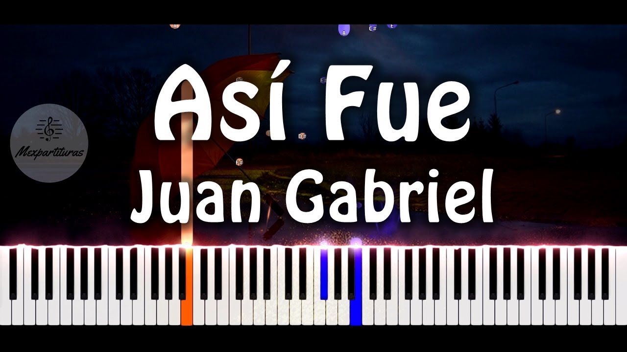 Juan Gabriel - Asi fue Piano Cover