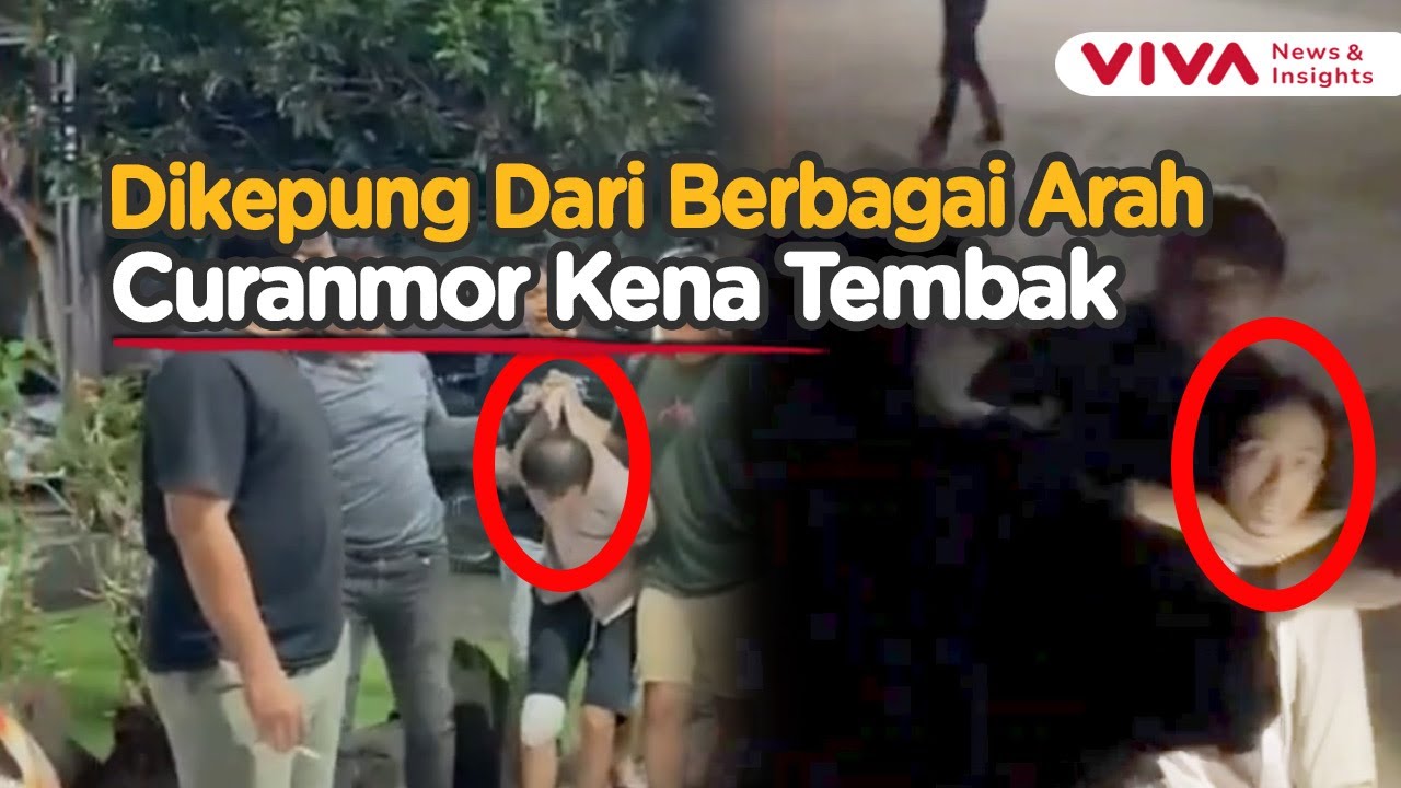Aksi Kejar-kejaran Mencekam! Polisi vs Pencuri Motor Bersenjata Tajam