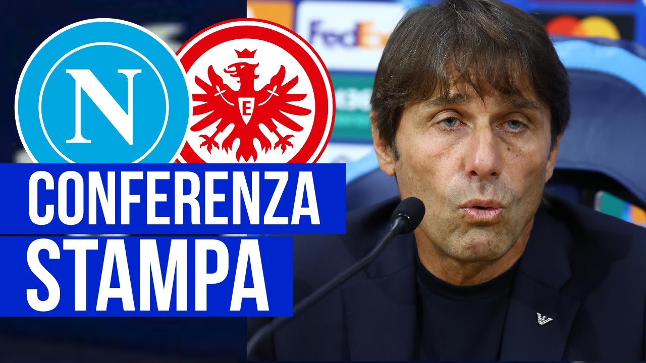 CONTE in conferenza stampa per Napoli Eintracht 🔴 Champions League 🎙️ VIDEO INTEGRALE