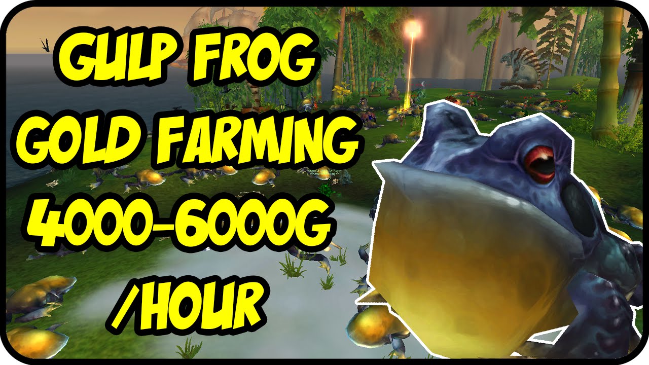 WoW Gold Farming Patch 6.2.4: Harmonious Porcupette Gold Making - Gulp Frog Farming - WoD Gold Guide