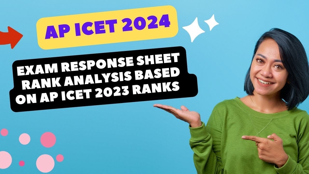 AP ICET 2024 KEY AND RESPONSE SHEET/ RANK ESTIMATION WITH SCORE