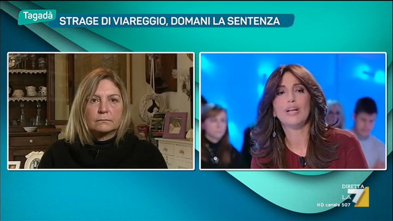 Daniela Rombi madre di una delle vittime della strage di Viareggio