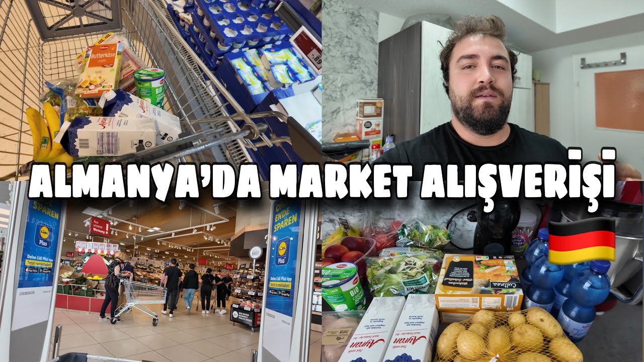 Almanya’da Öğrenci Olarak Ne Kadar Harcıyorum? 🛒 | Haftalık Market Alışverişi 