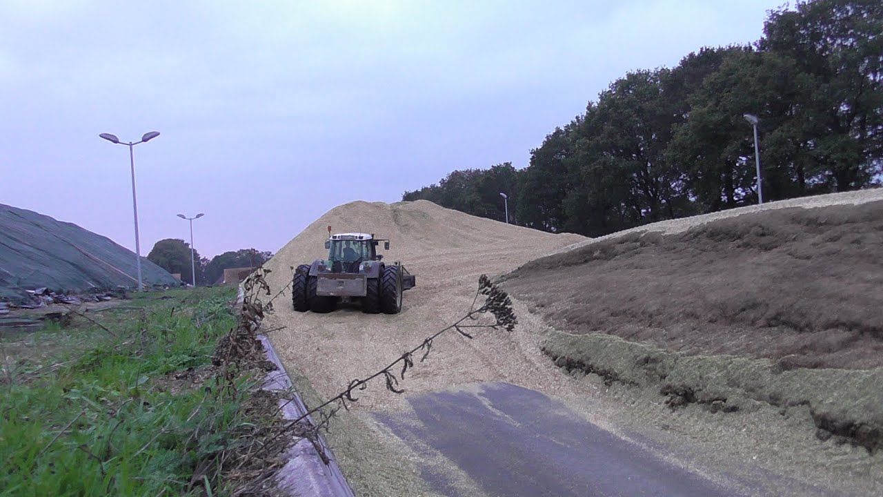 Fendt Vario 930 TMS beim Mais schieben (Sound!!!)