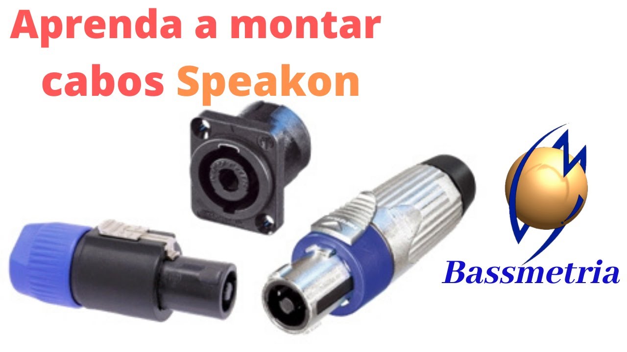 COMO FAZER CABOS SPEAKON - COMO MONTAR CABOS SPEAKON