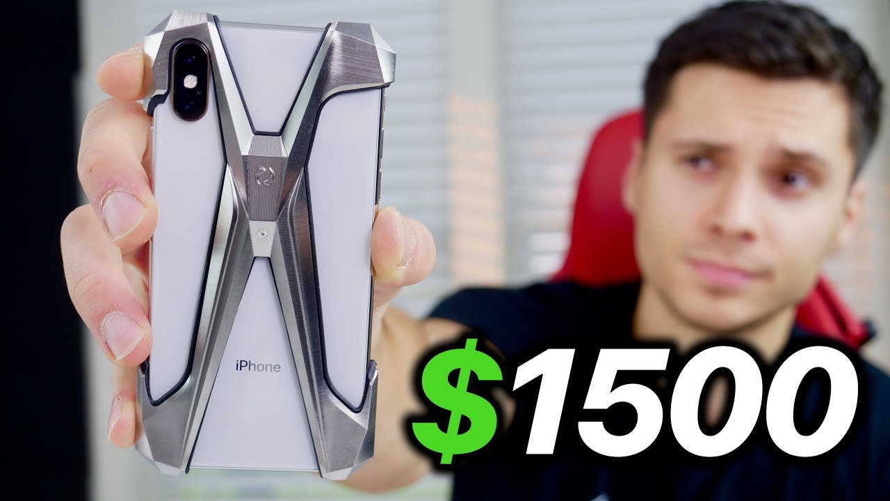 $1500 iPhone XS Case.. Drop Test & XS Max Giveaway!