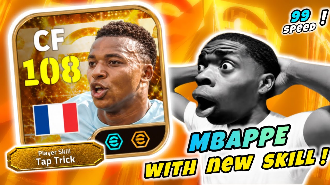BIGTIME BLITZ CURLER MBAPPE 😍 WITH BRAND NEW TAP TRICK SKILL IS ABSOLUTELY BROKEN ‼️| #efootball 
