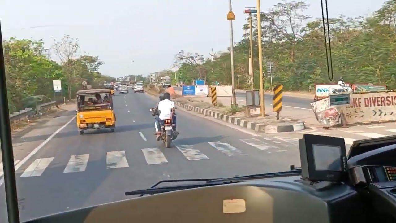 27116 Visakhapatnam to Srikakulam Non-Stop Volvo Bus Journey...