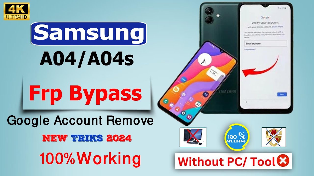 How to Samsung Galaxy A04 Frp Bypass 2024 Android 13 | Samsung A04 Frp Bypass Not Working Without Pc