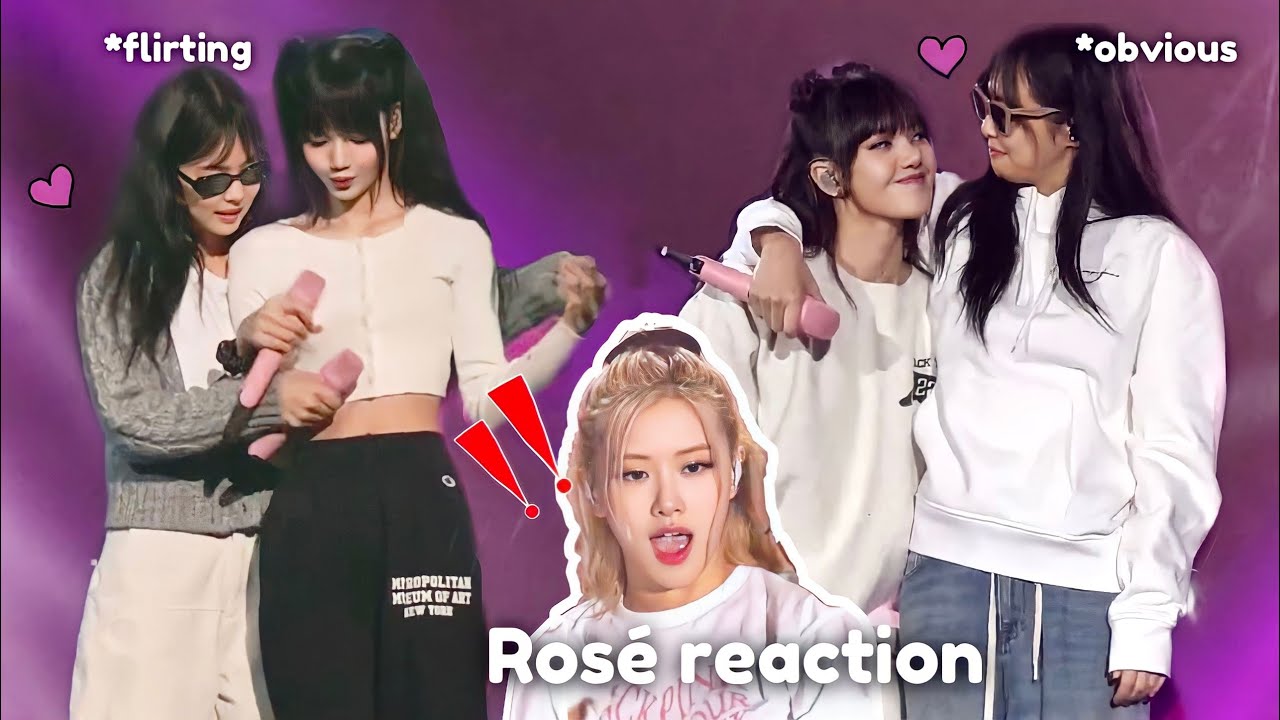 Sneaky Jenlisa ft.  Chaesoo reaction | Part 17 Stage Moments