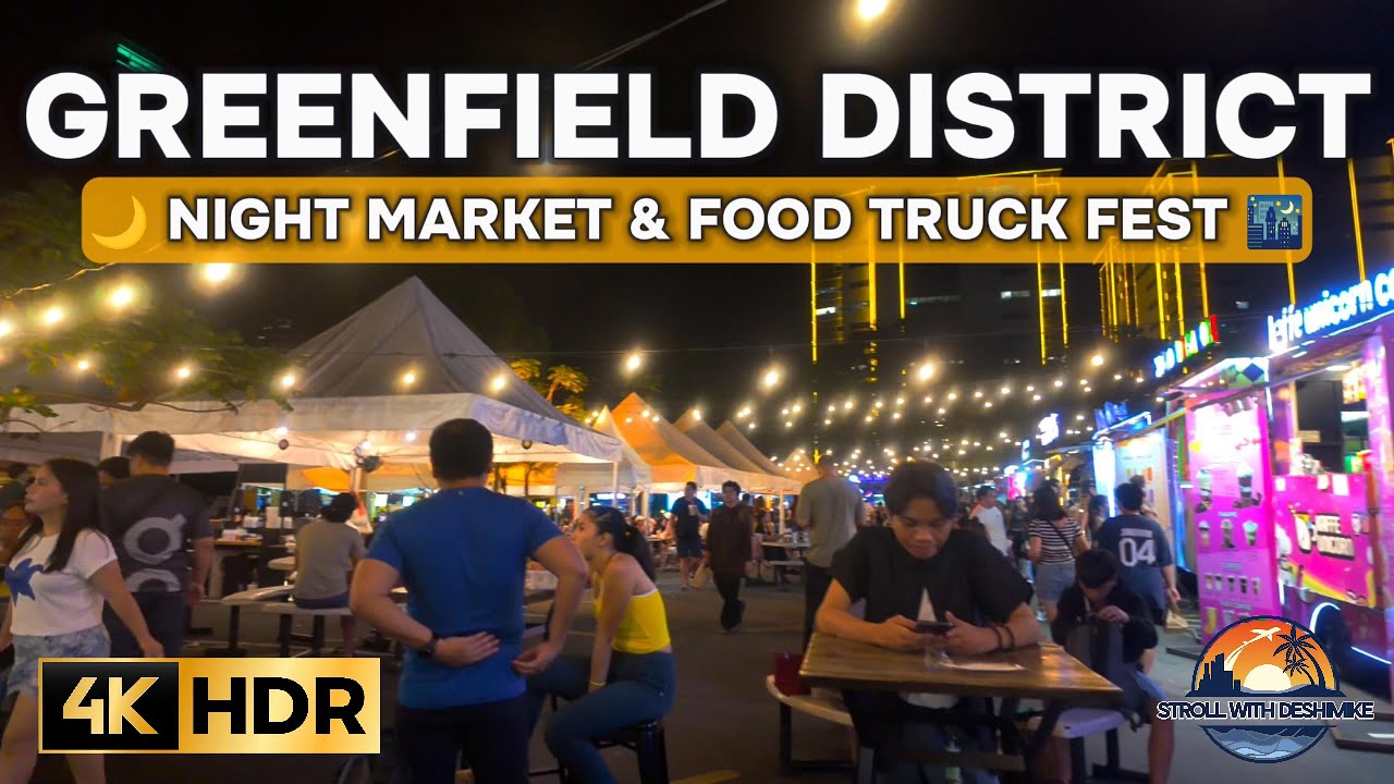 Greenfield District Market Night Walk | Food, Events & Christmas City Vibes 4K HDR