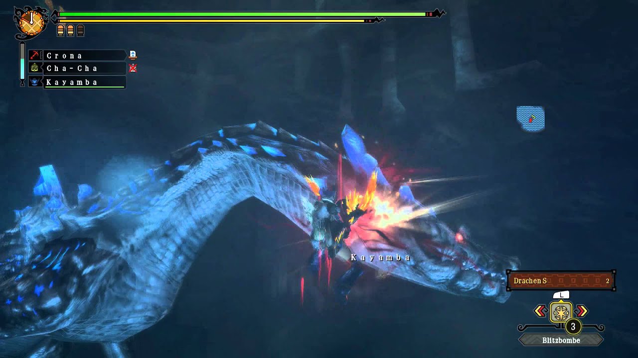 MH3U Abyssal Lagiacrus Solo (gun) 5.58 HD