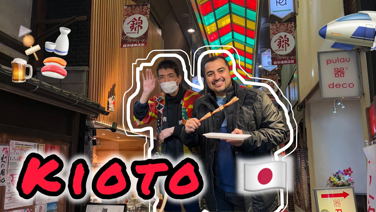 ¡De Tokio a Kioto en Tren Bala! Y esto fue lo que comí y bebí en Nishiki 🤯🍣