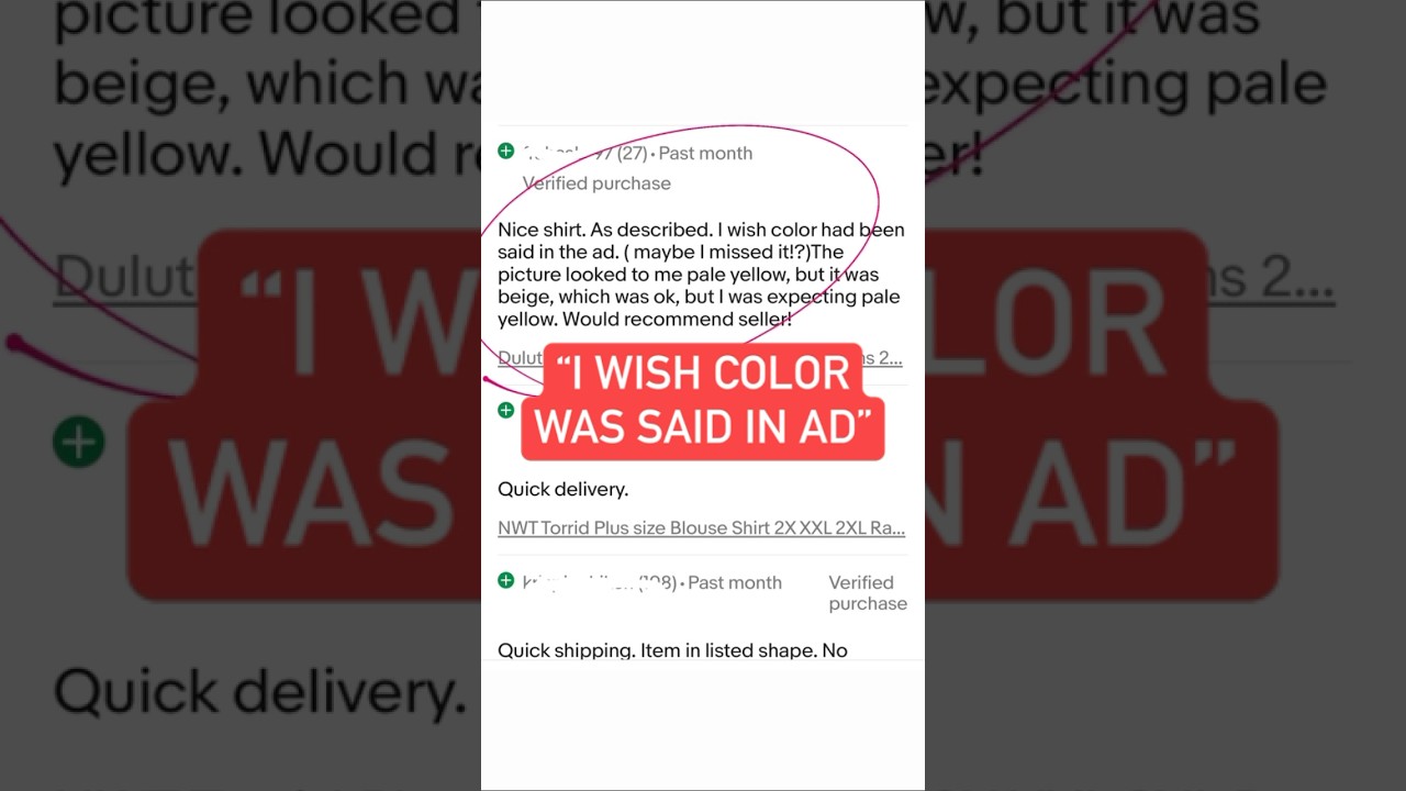 Bad customer service #ebay I wish you could read