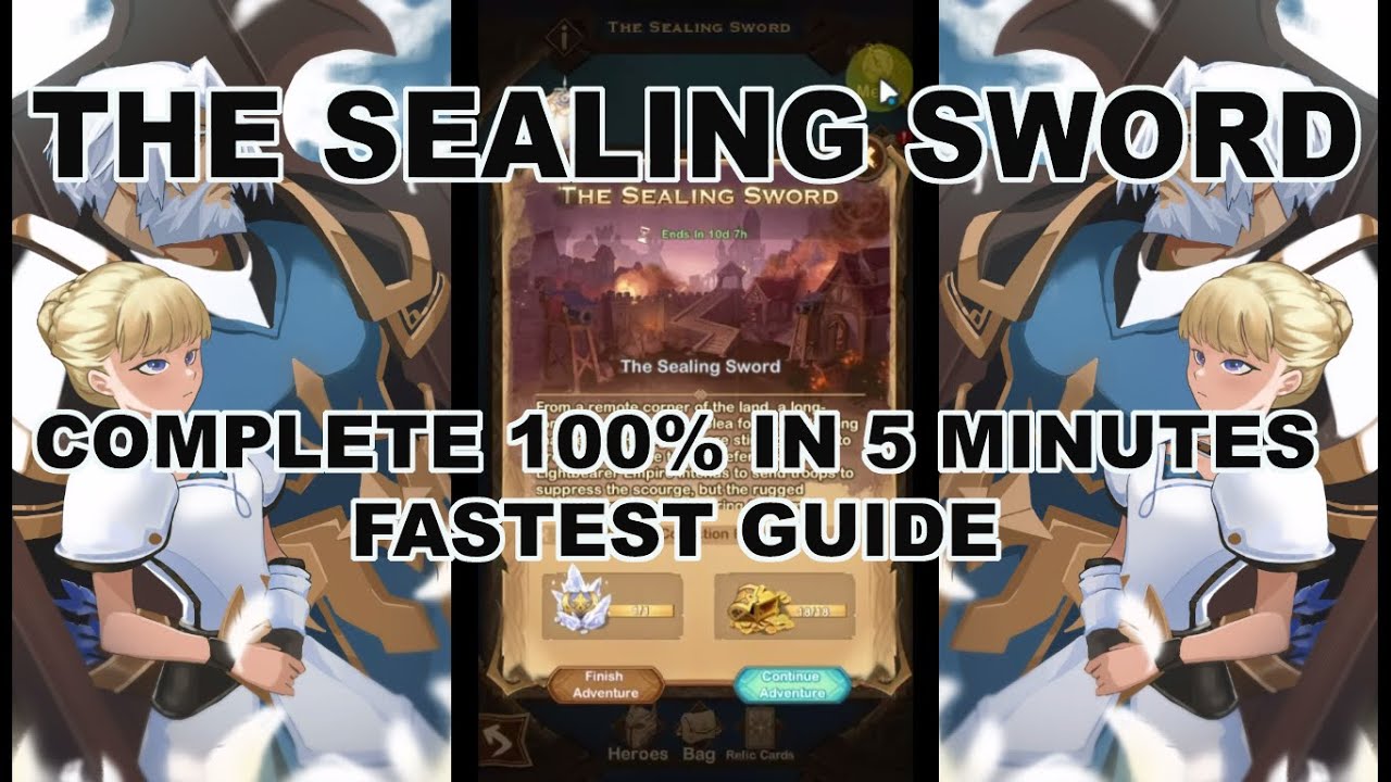 [AFK] THE SEALING SWORD NEW VOYAGE FAST GUIDE!! - AFK ARENA
