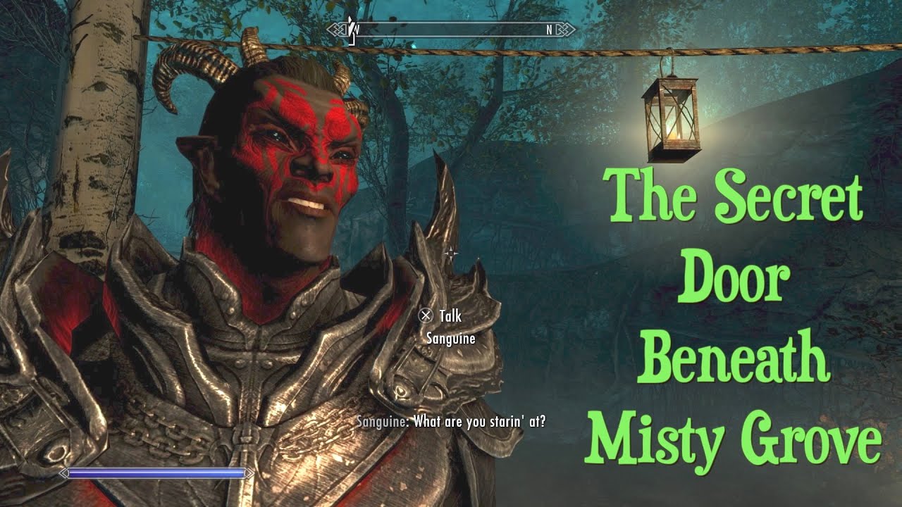 Skyrim ~ The Secret Door Beneath Misty Grove