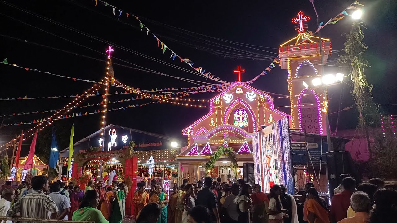 | புனித சந்தியாகப்பர் திருத்தலம் | கொடியேற்றம் | பெரியமிளகுபாறை | திருச்சி |