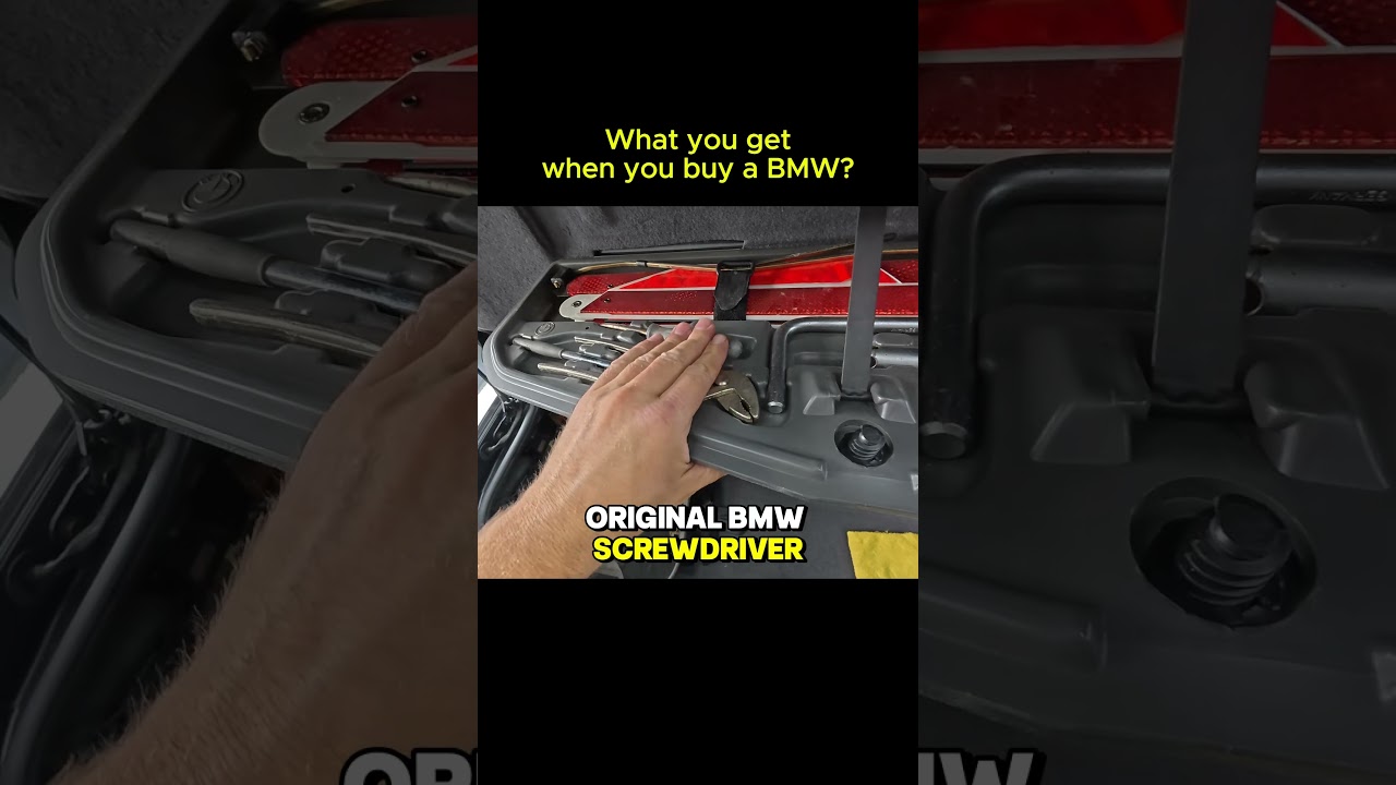 BMW Tool kit! #bmw #cardetailing #dryicecleaning #tools #classiccars