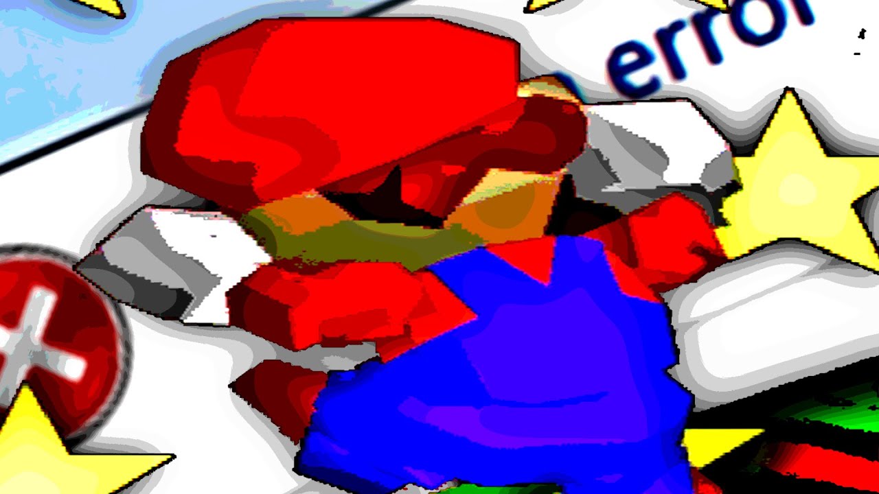 this copy of mario 64 is a little different...