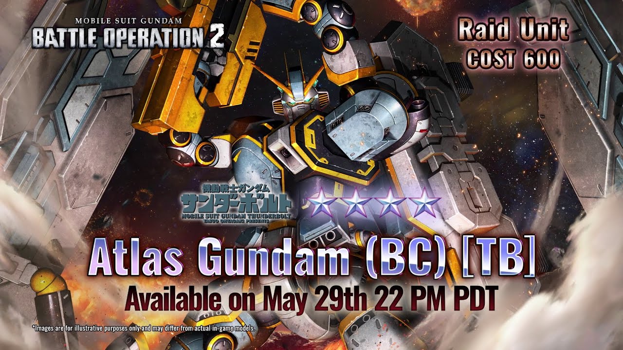 MOBILE SUIT GUNDAM BATTLE OPERATION 2 &ndash; ATLAS GUNDAM (BC) [TB] TRAILER