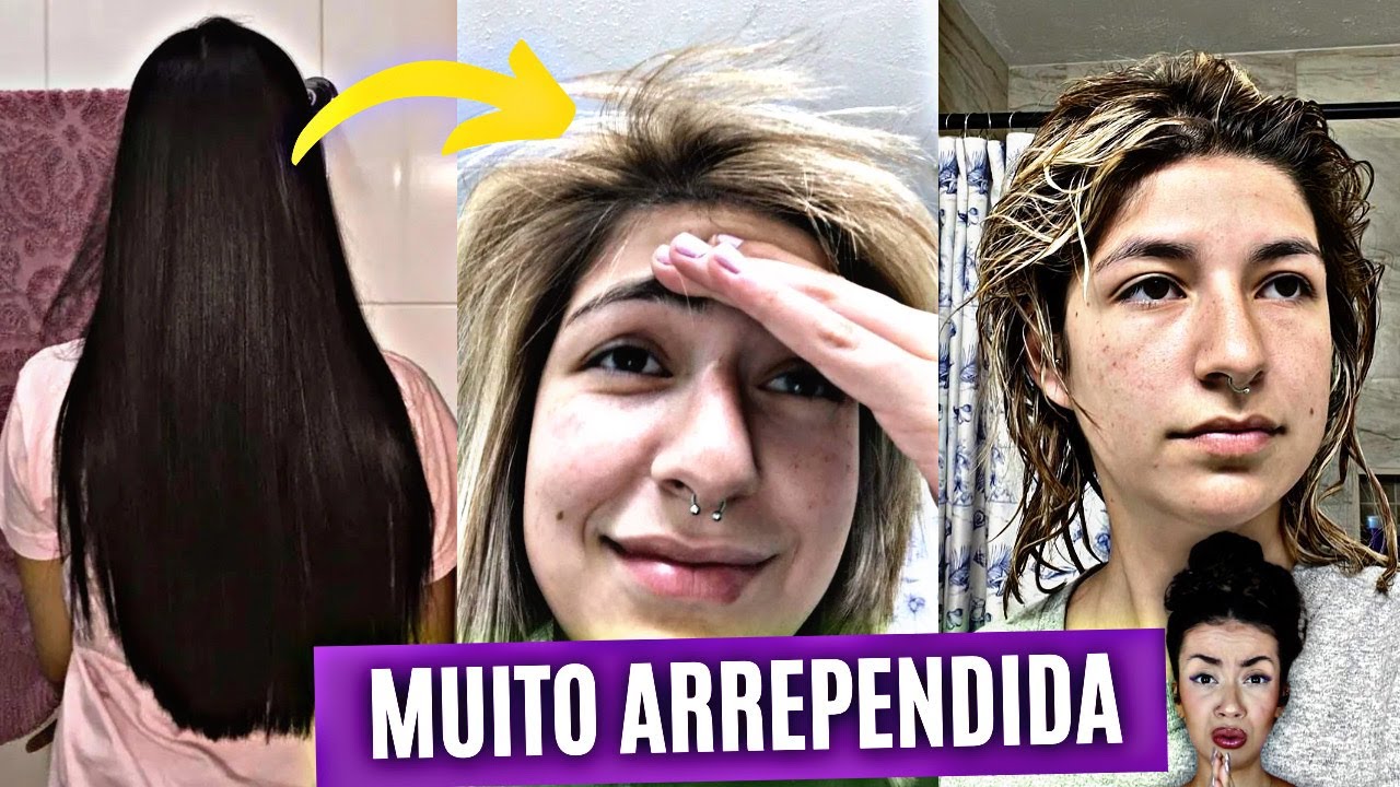 DESASTRE! MISTUROU SUNIN COM DESCOLORAÇÃO E DERRETEU TUDO!