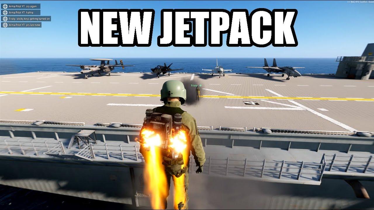 NEW JETPACK + Cinematic Flying in Arma Reforger
