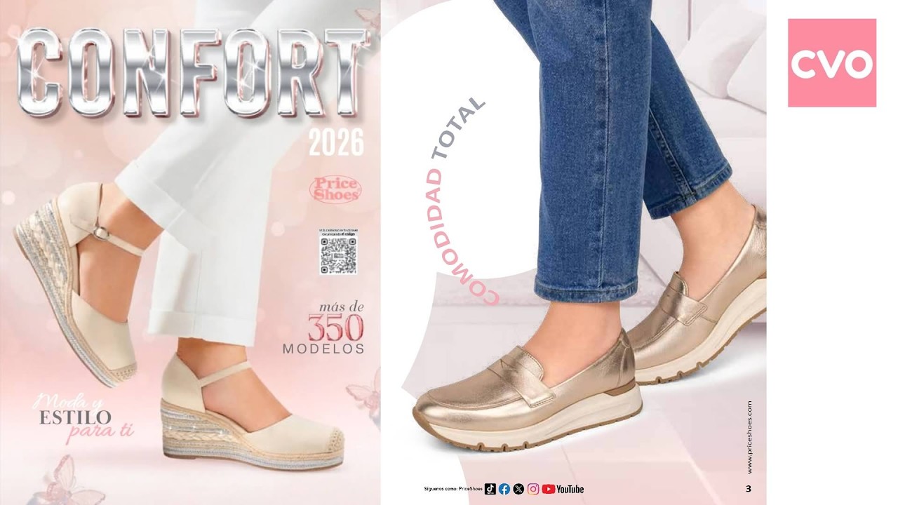 Catálogo PRICE SHOES Confort 2026