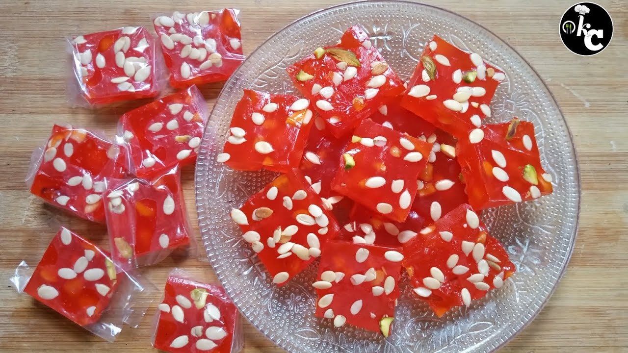 Bombay Karachi Halwa Recipe | Chewy Stretchy Karachi Halwa Recipe