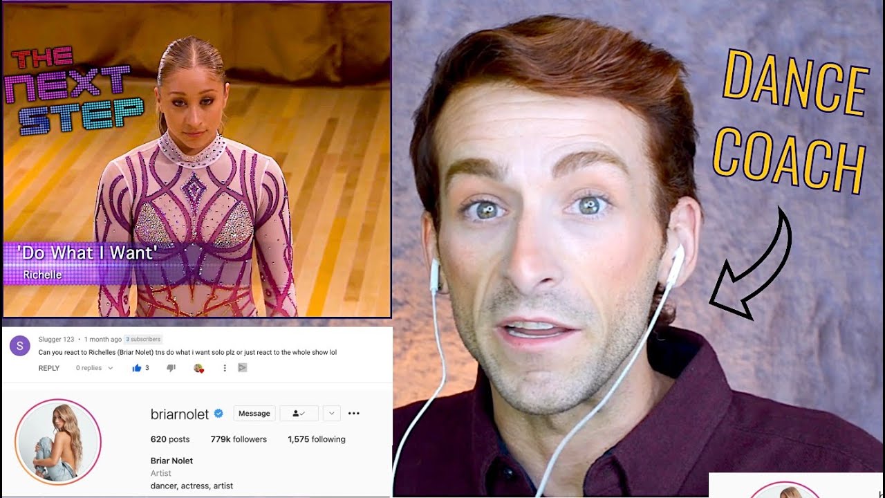 Dance Coach Reacts to Briar Nolet as Richelle in 'DO WHAT I WANT' from THE NEXT STEP!