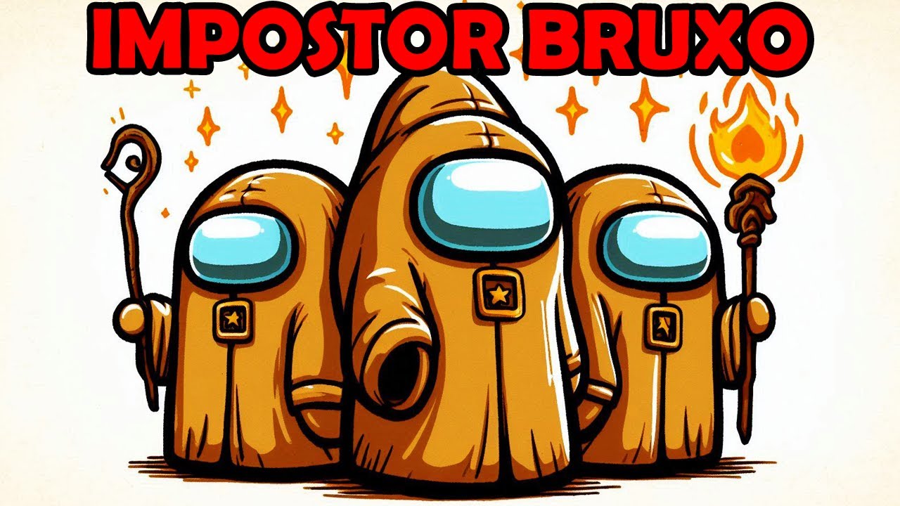Virei o IMPOSTOR BRUXO e POSSO AMALDIÇOAR TRIPULANTES no Among Us