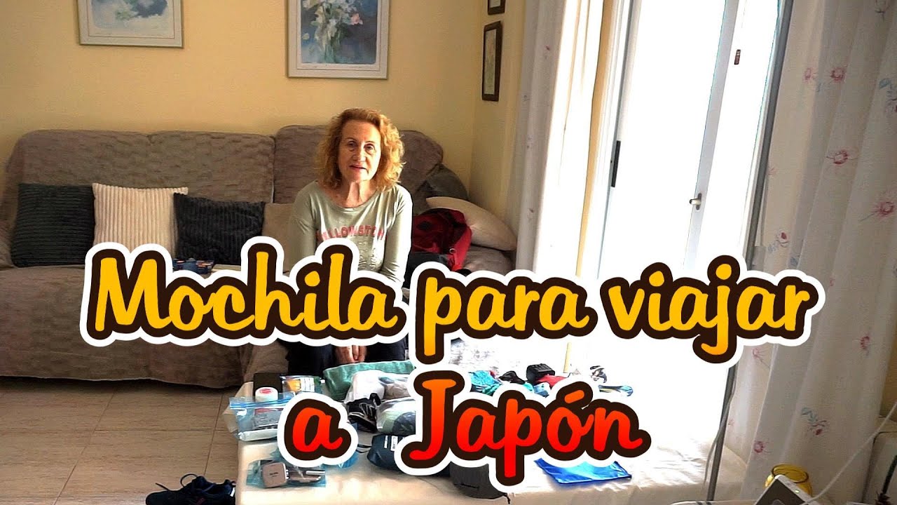MOCHILA PARA VIAJAR A JAPÓN,  MOCHILA MINIMALISTA PARA VIAJAR A JAPON 12 DIAS