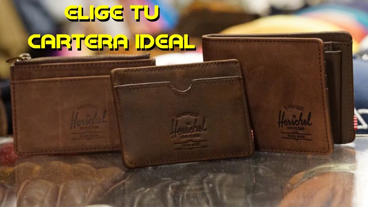 Tipos de carteras para hombre - Elige tu formato ideal