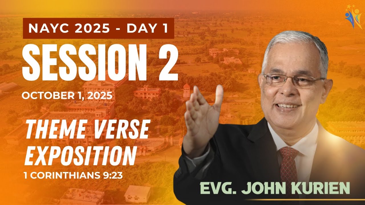 2nd National Assemblies Youth Conference, Nagpur 2025 Day 01 | Session 02 | Evg. John Kurien | Live