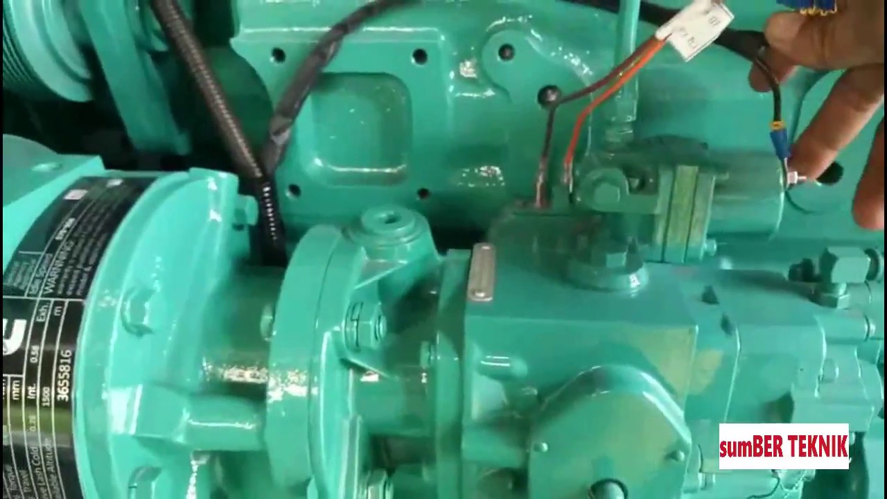 Sistem kelistrikan Cummins NTA855 G2A 350Kva