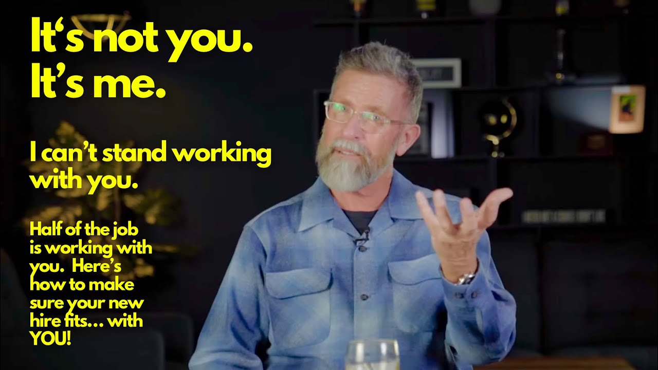 It’s Not You, It’s Me: I can’t stand working with you!