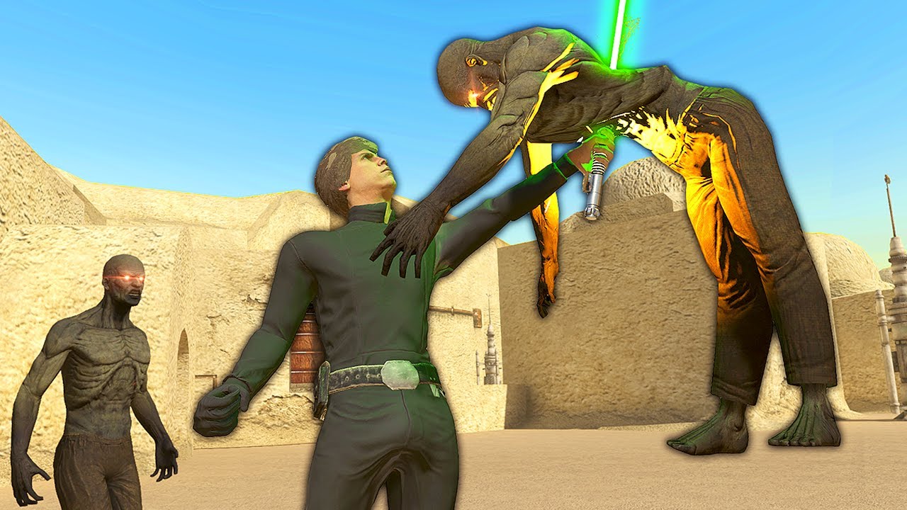 JEDI Fights an Army of ZOMBIES - Blade and Sorcery VR Mods (U10)
