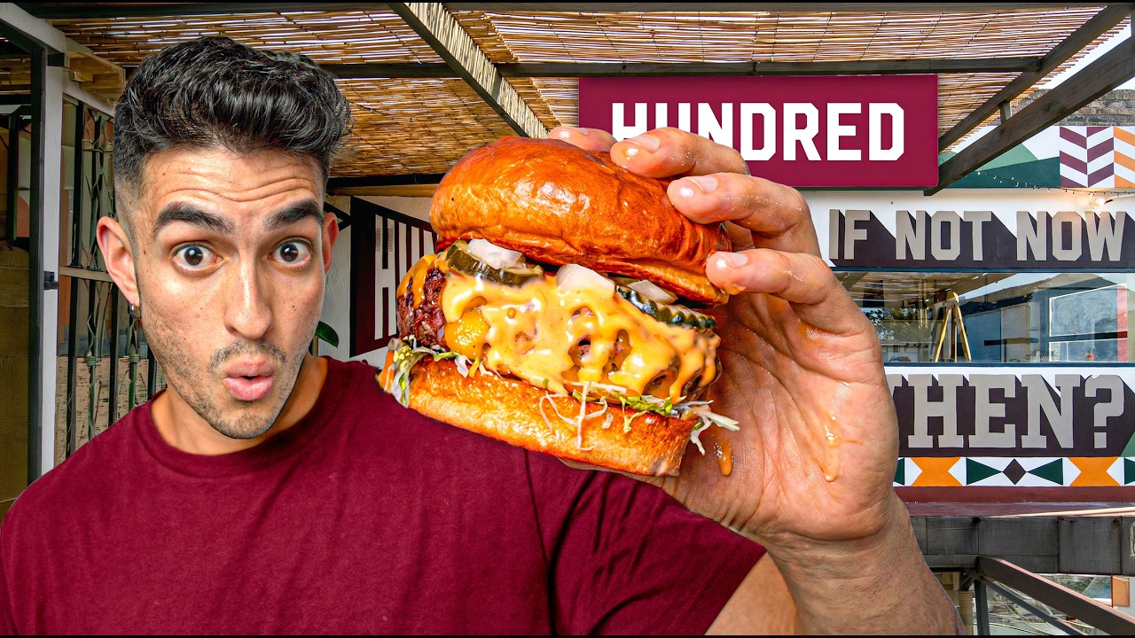 PROBAMOS la MEJOR HAMBURGUESA del MUNDO 🥇| Hundred Valencia 🍔