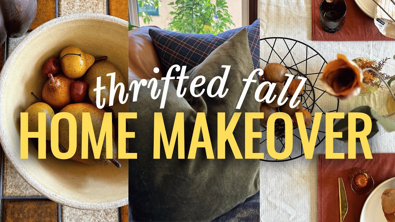 Budget FALL DECOR That Actually Looks Good! 🍂 Thrifted + DIY Ideas