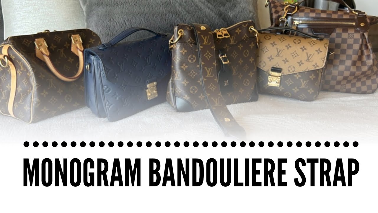 How to Style the Louis Vuitton Monogram Bandouliere Strap with Different Prints