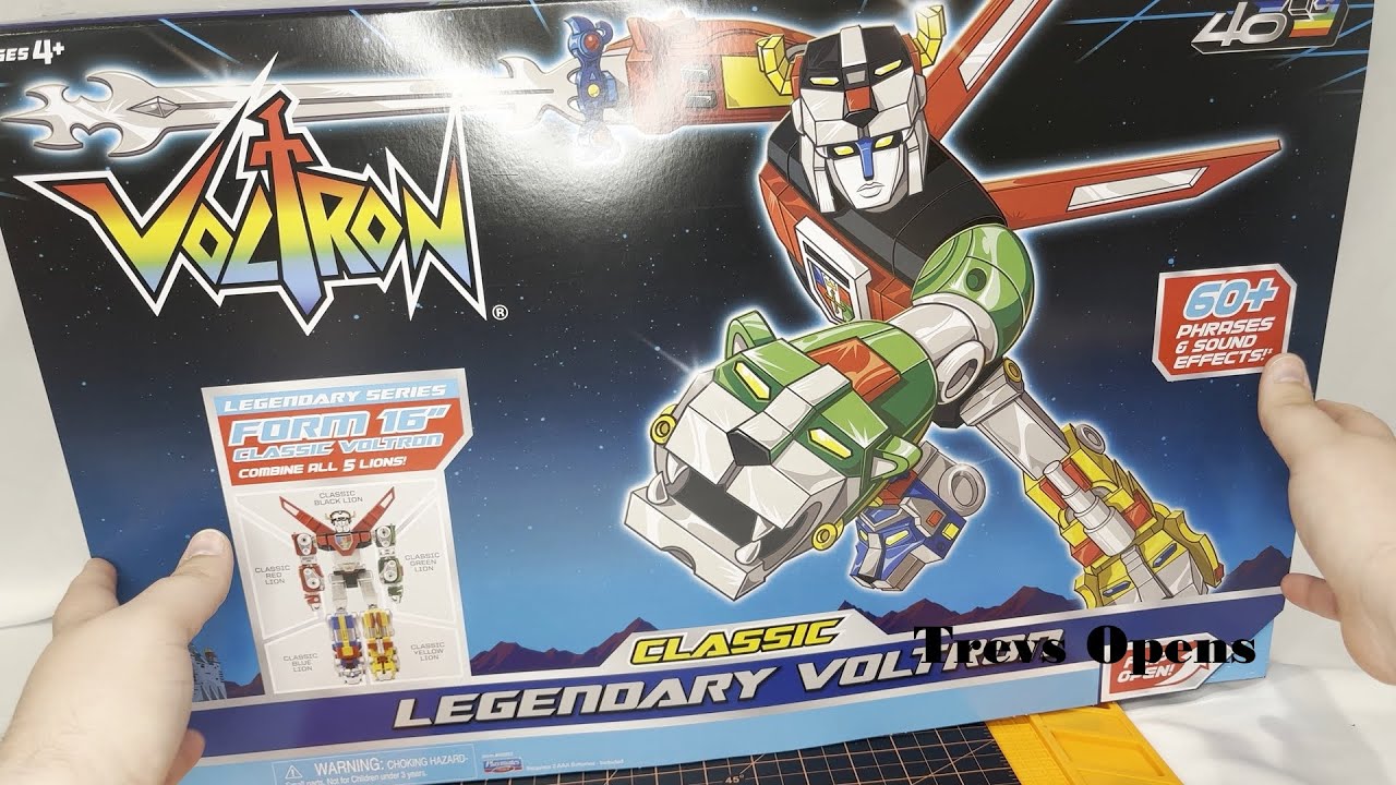 Voltron Defender of the Universe 40th Anniversary Classic Figure - Trevs Opens